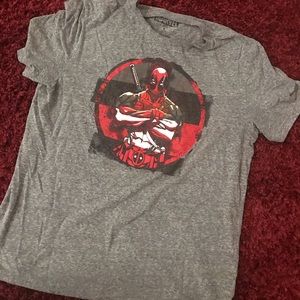 Gray Deadpool Shirt